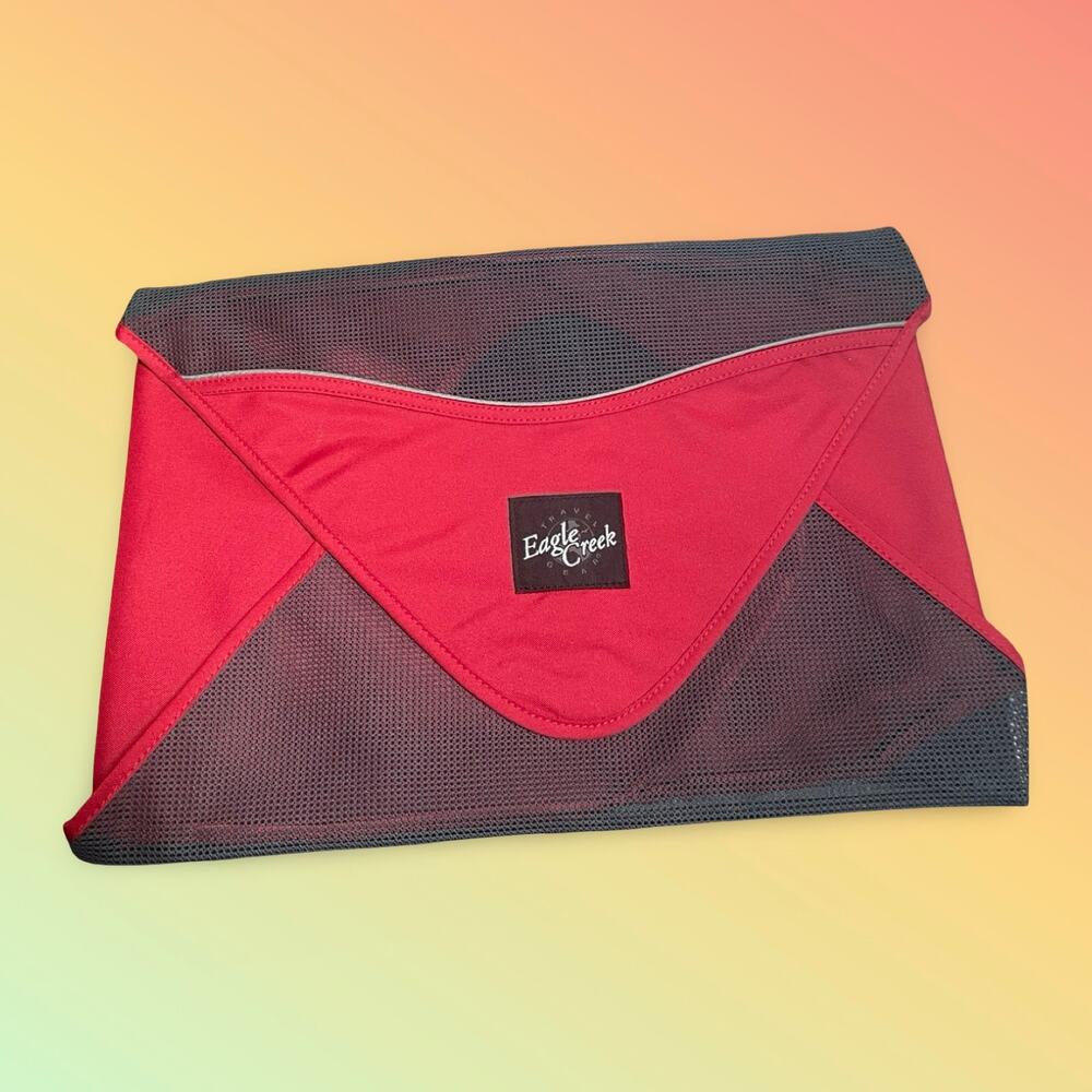 Eagle Creek Pack It System Folder 18 Large Garment Organizer Red Black Travel